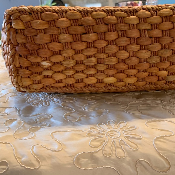 Brighton straw & leather bag - Picture 2 of 8